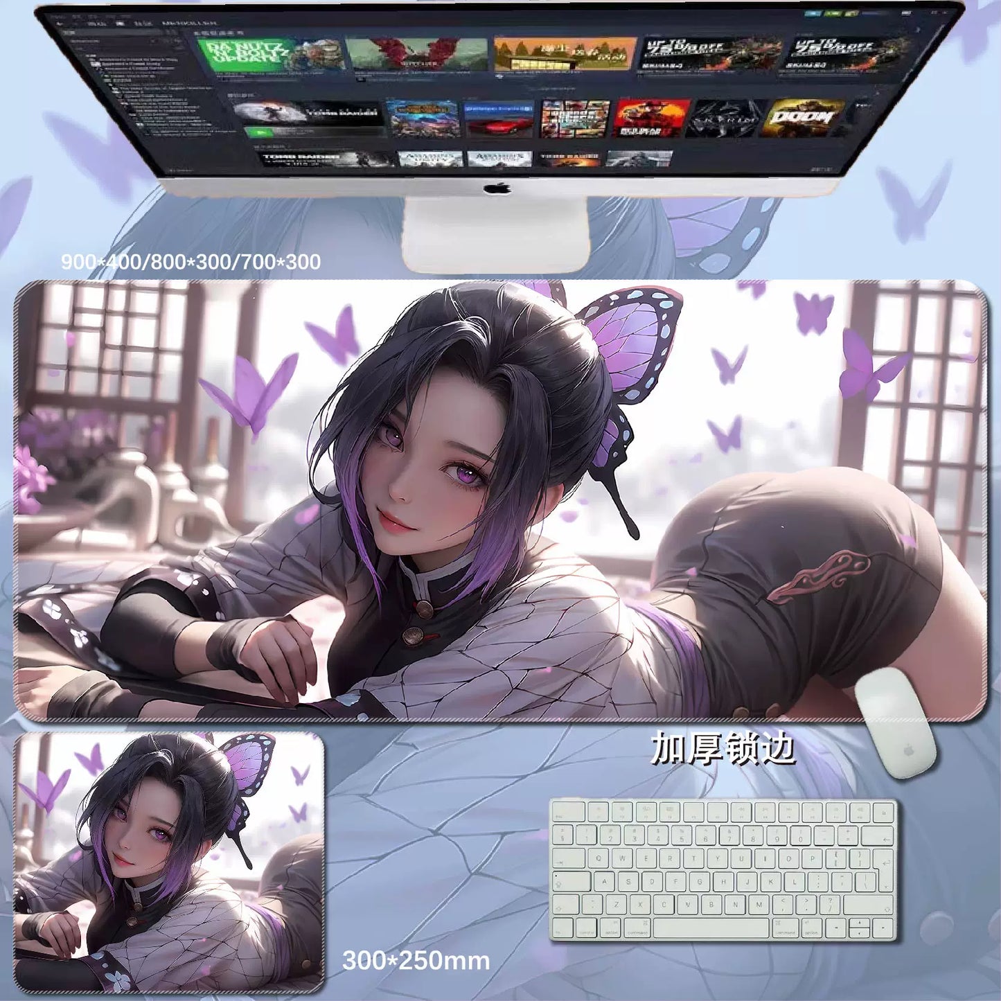 Gamelife  Anime beauties Anime  Girl Mouse Pad-Contains 15 items