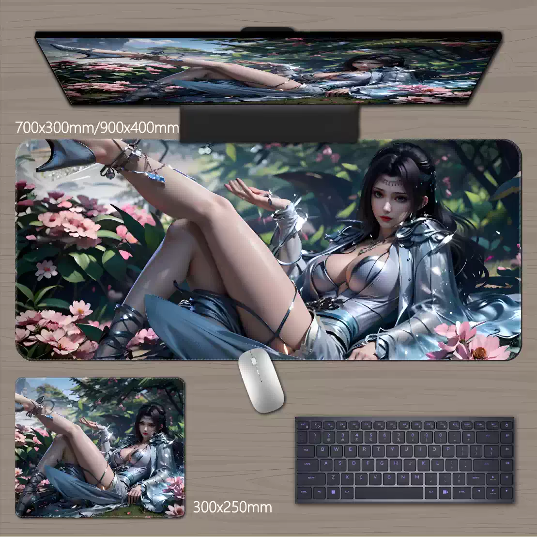 Gamelife  3D beauty Anime Mouse Pad-Contains 15 items