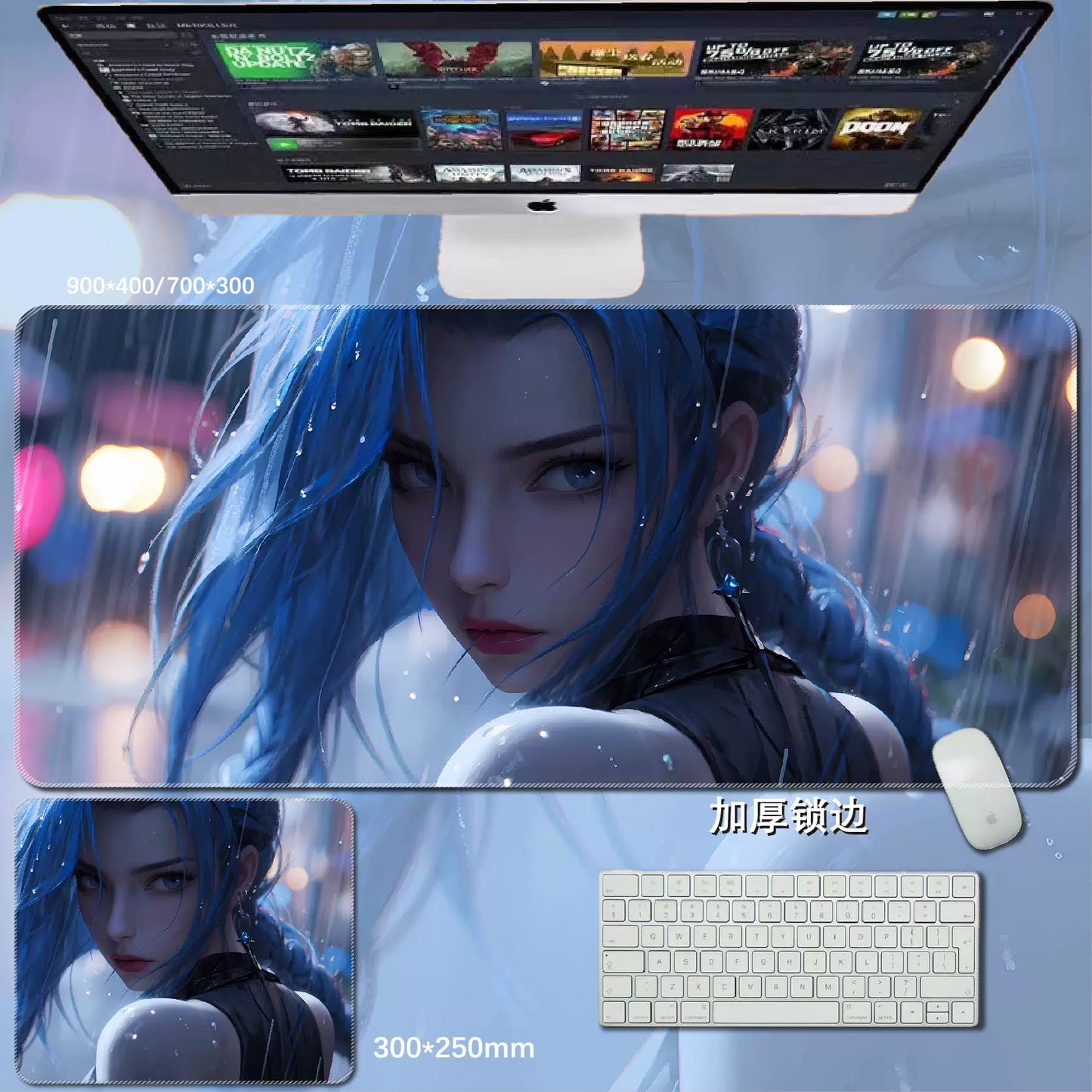 Gamelife  LOL Anime Mouse Pad-Contains 15 items