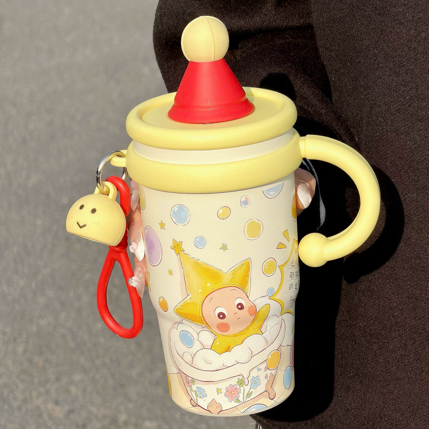 Gamelife Cute Star People Water Bottle