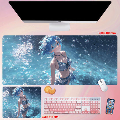 Gamelife Swimsuit Asuka Anime Mouse Pad-Contains 15 items