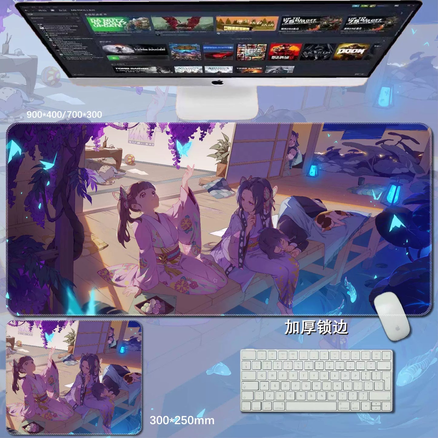 Gamelife  Demon Slayer Anime Mouse Pad-Contains 15 items