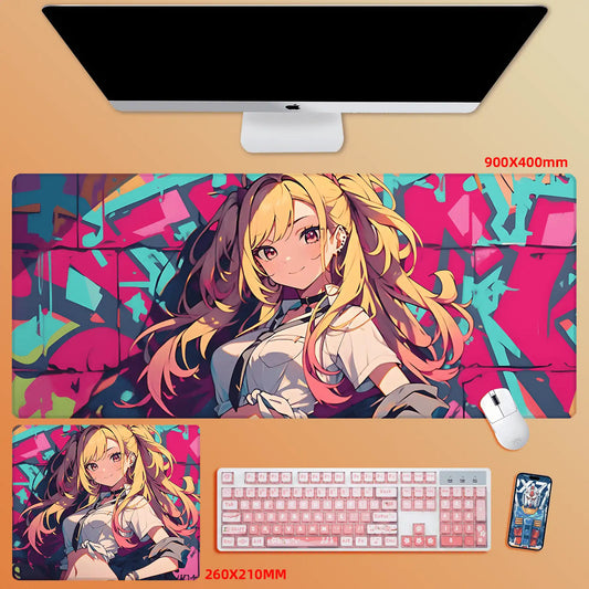 Gamelife Die Anziehpuppe verliebt sich Anime-Mauspad 