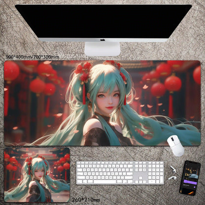 Gamelife Hatsune Miku Anime Mouse Pad-Contains 15 items