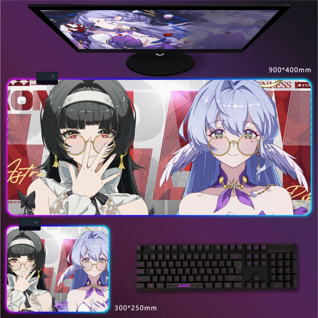 Gamelife  Genshin Impact girl Anime Mouse Pad-Contains 15 items