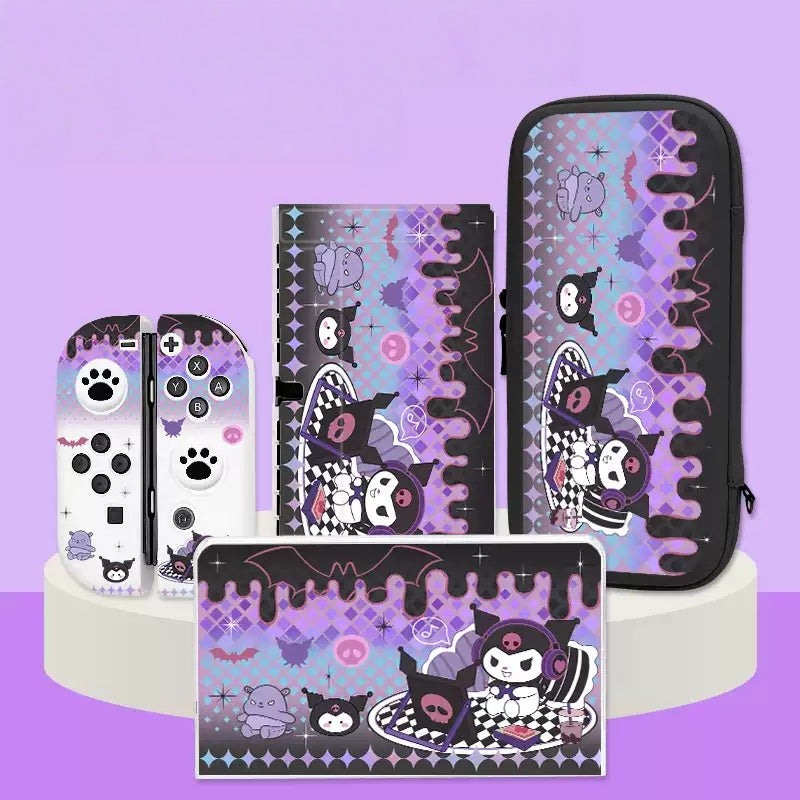 Gamelife Kuromi Carrying Case-For NS1、NS2、Oled、Lite