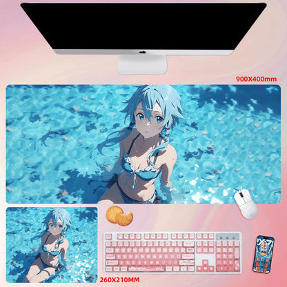 Gamelife Swimsuit Asuka Anime Mouse Pad-Contains 15 items