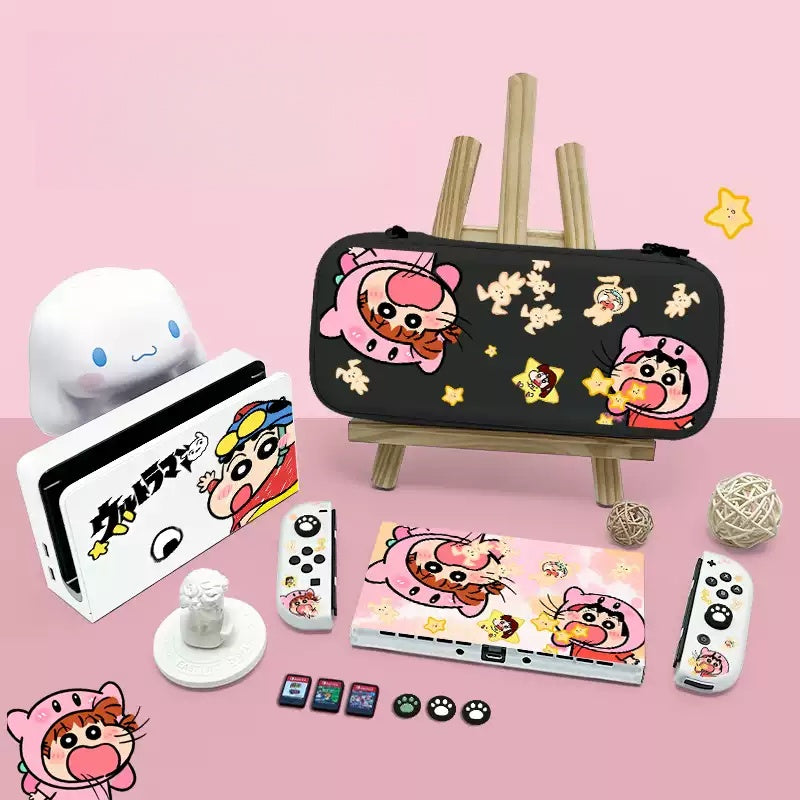 Gamelife Crayon Shin-chan Carrying Case-For NS1、Oled、Lite