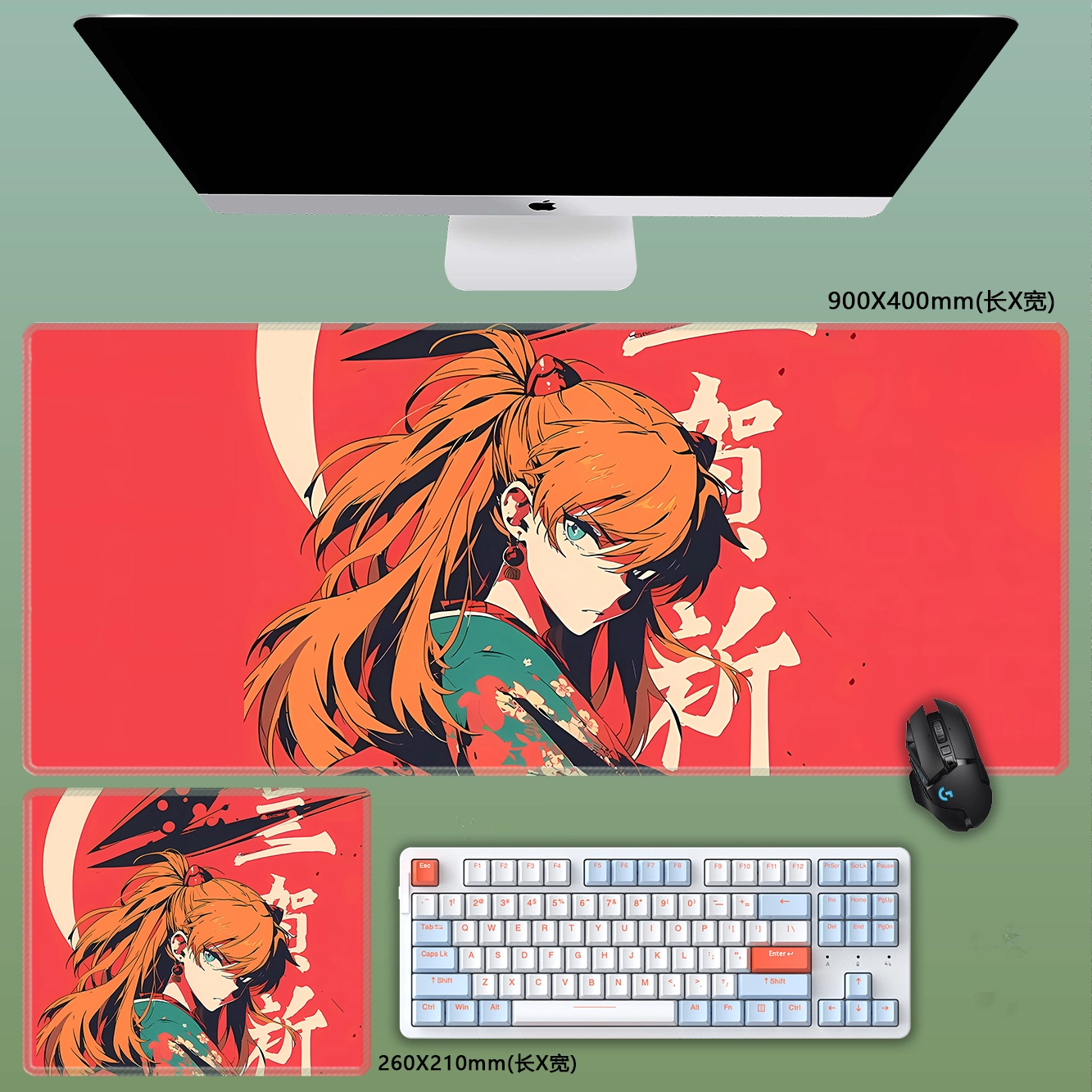 Gamelife Asuka Anime Mouse Pad-Contains 15 items