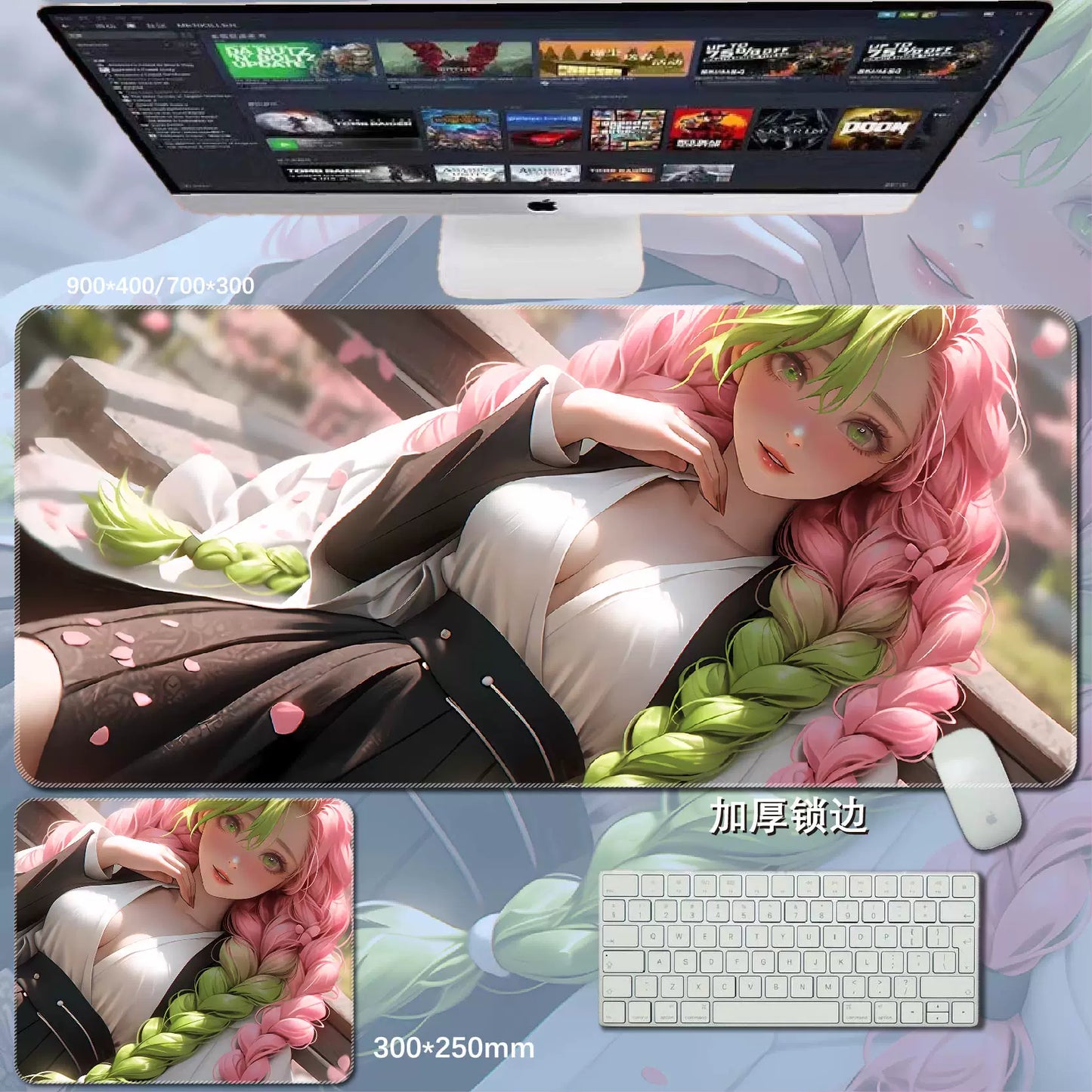 Gamelife  Demon Slayer Anime Mouse Pad-Contains 15 items