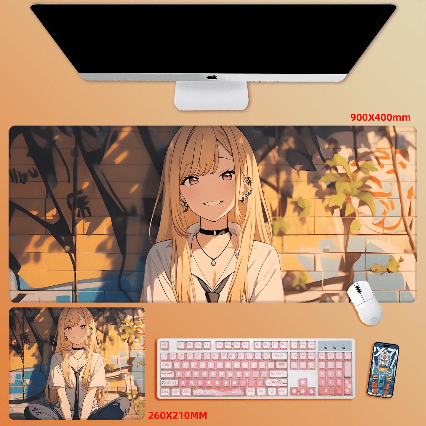 Gamelife The dressing doll falls in love Anime Mouse Pad-Contains 15 items