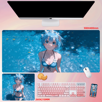Gamelife Swimsuit Asuka Anime Mouse Pad-Contains 15 items
