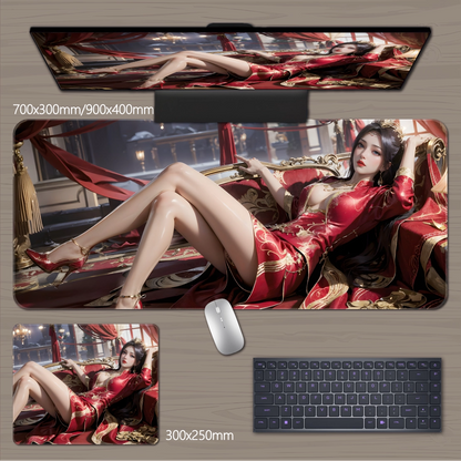 Gamelife  Girl with beautiful legs Anime Mouse Pad-Contains 15 items