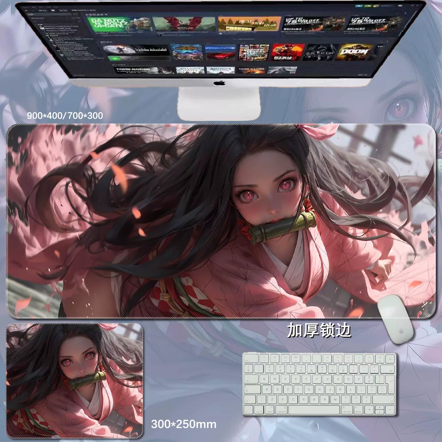 Gamelife  Demon Slayer Anime Mouse Pad-Contains 15 items