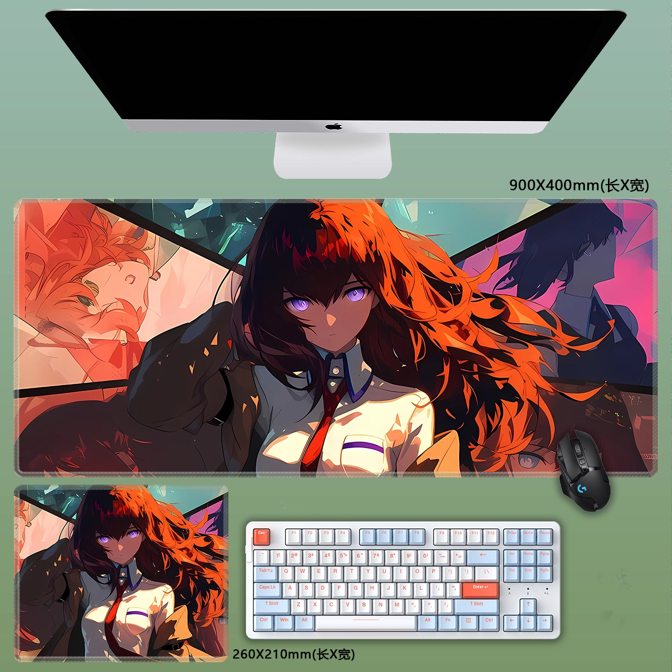 Gamelife Asuka Anime Mouse Pad-Contains 15 items