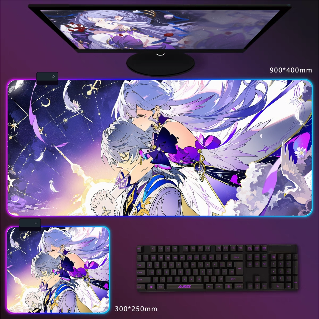 Gamelife  Genshin Impact girl Anime Mouse Pad-Contains 15 items