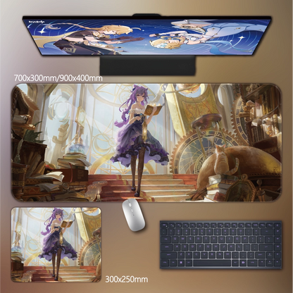 Gamelife  Genshin Keqing Anime Mouse Pad-Contains 15 items