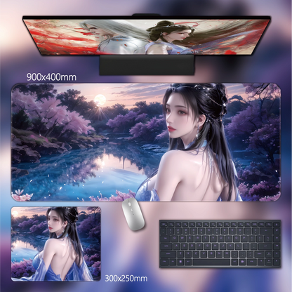 Gamelife  Beautiful immortal woman Anime Mouse Pad-Contains 15 items
