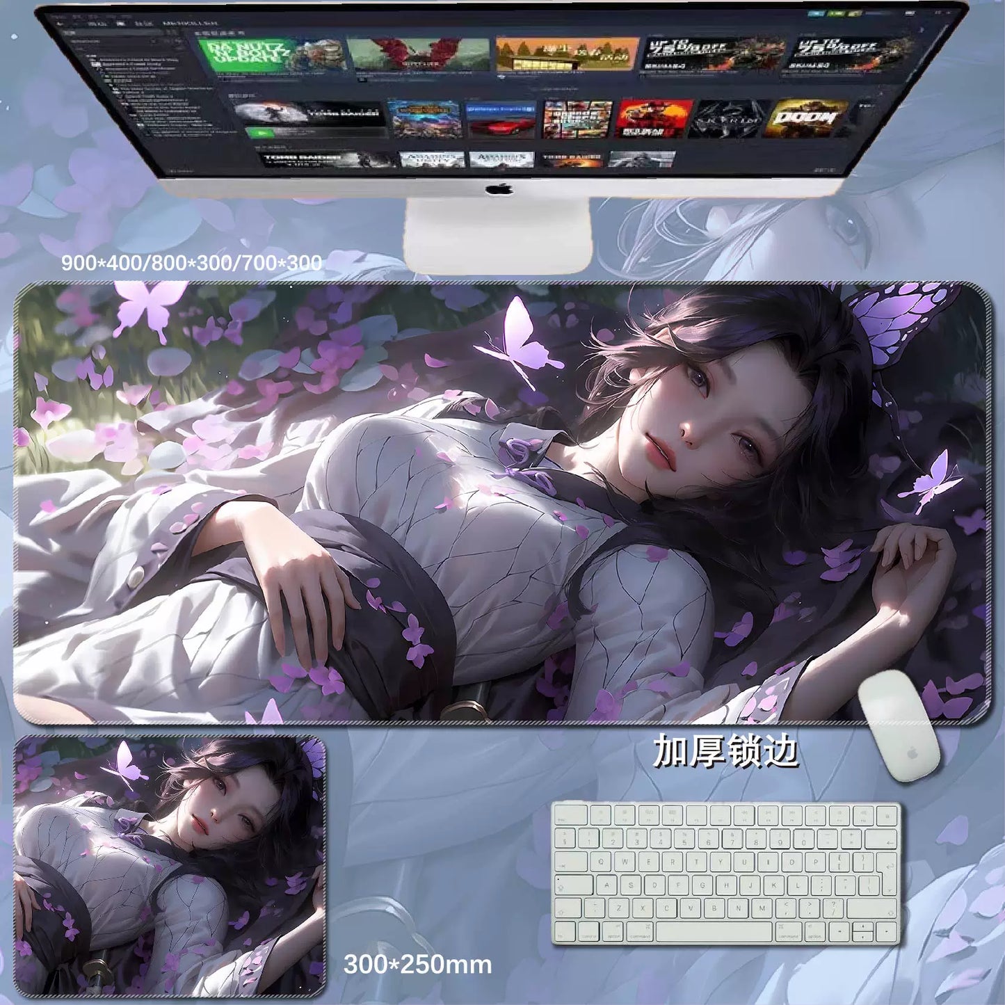 Gamelife  Anime Girl Mouse Pad-Contains 15 items