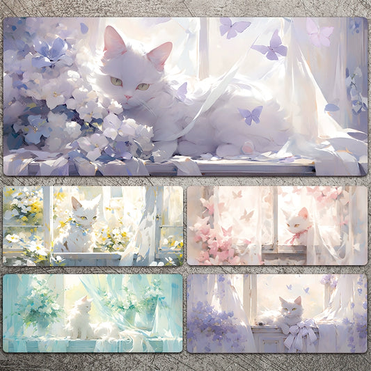 Gamelife Einzigartig gestaltetes Katzen-Mauspad – Enthält 15 Artikel 