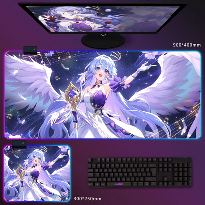 Gamelife  Genshin Impact girl Anime Mouse Pad-Contains 15 items