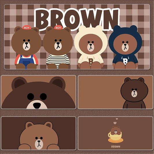 Gamelife Brown Bear Mouse Pad-Contains 15 items