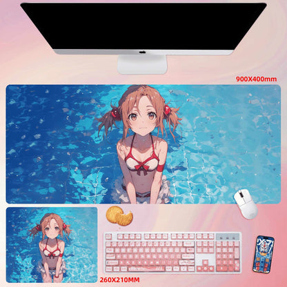 Gamelife Swimsuit Asuka Anime Mouse Pad-Contains 15 items