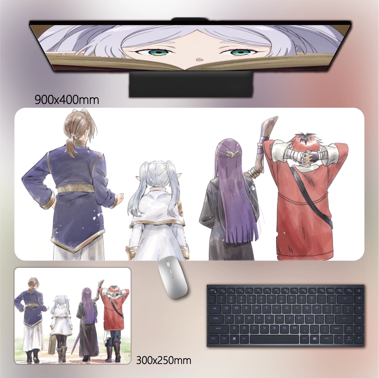 Gamelife  Frieren Anime Mouse Pad-Contains 15 items
