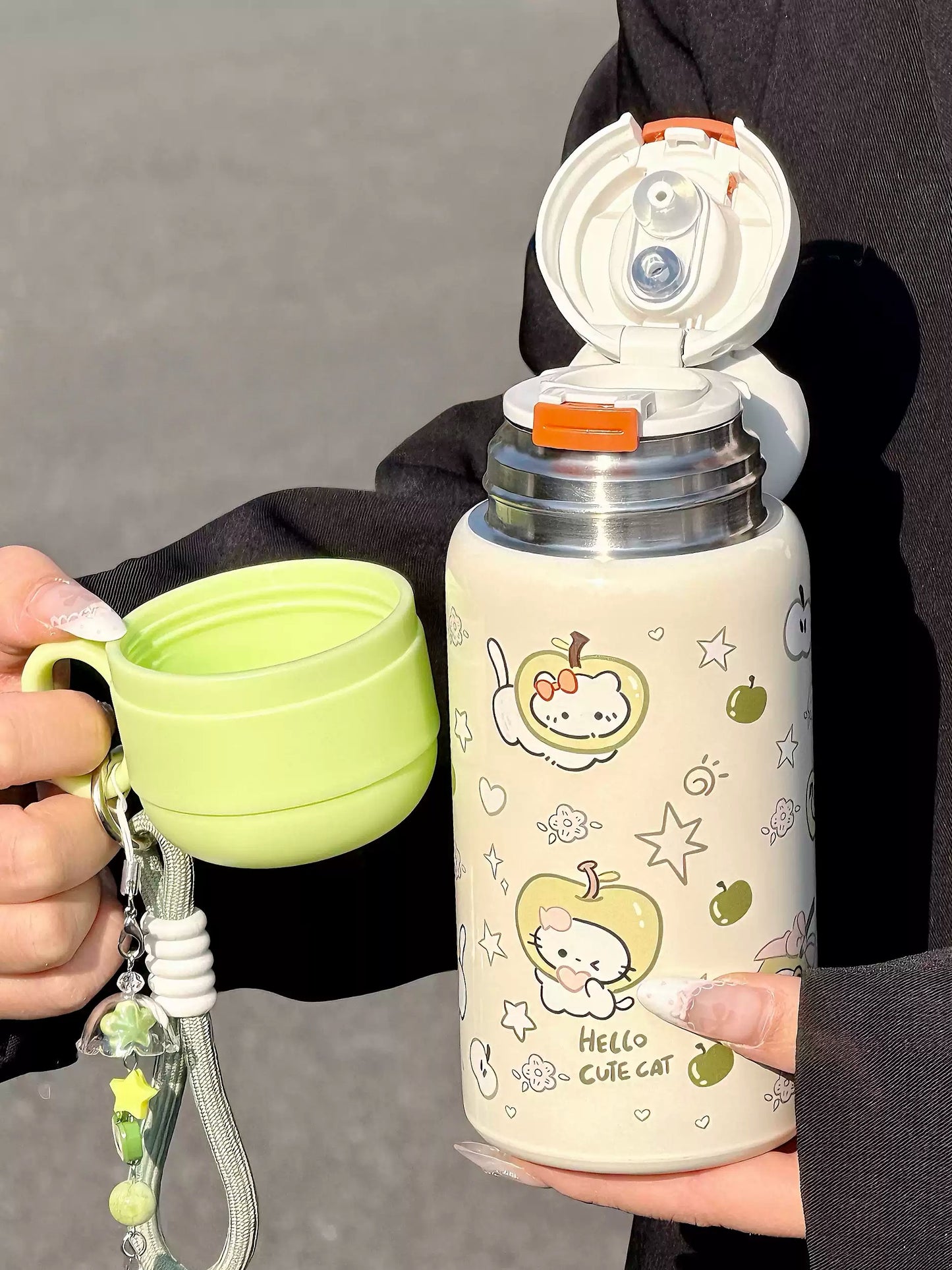 Gamelife Cute Cat Water Bottle