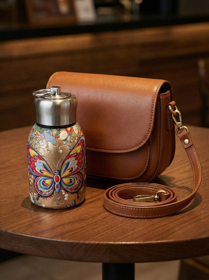 Gamelife Classic peacock + butterfly Water Bottle