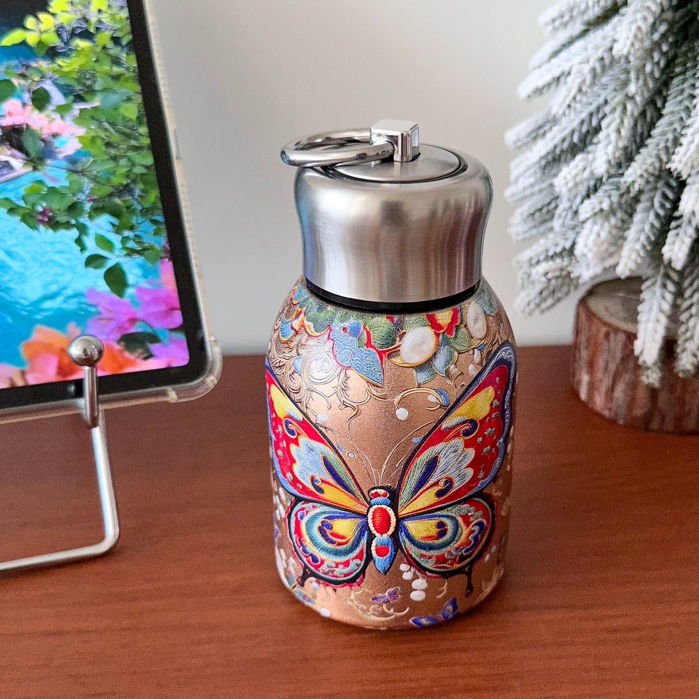 Gamelife Classic peacock + butterfly Water Bottle