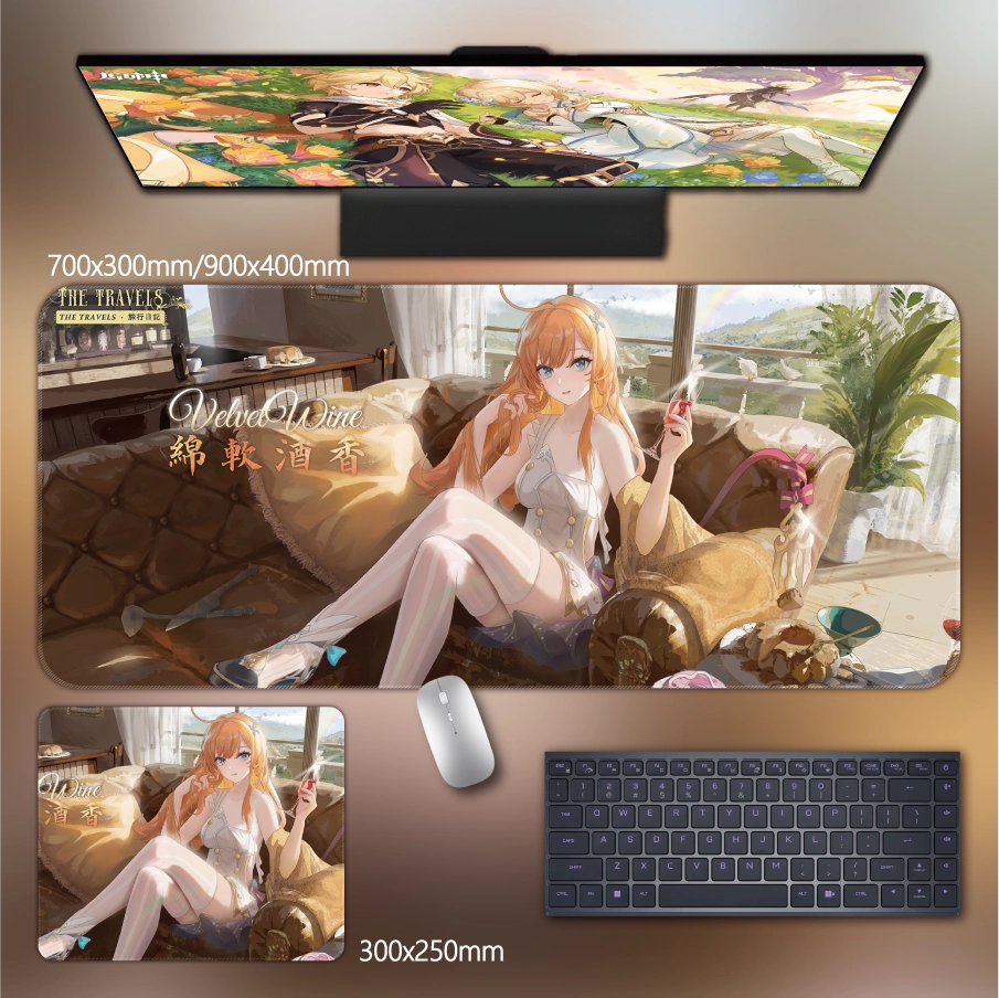 Gamelife  Genshin Impact beauties Anime Mouse Pad-Contains 15 items