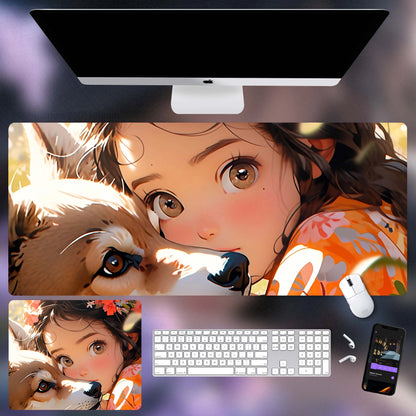 Gamelife Close-up of the girl Anime Mouse Pad-Contains 15 items