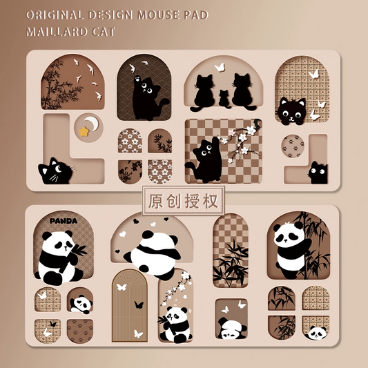 Gamelife Mauspad mit einzigartigen Gesichtsausdrücken von Tieren – Enthält 15 Artikel 