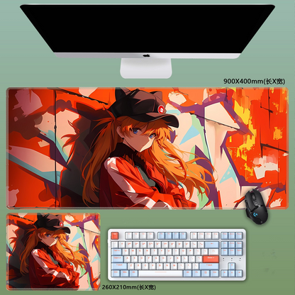 Gamelife Asuka Anime Mouse Pad-Contains 15 items