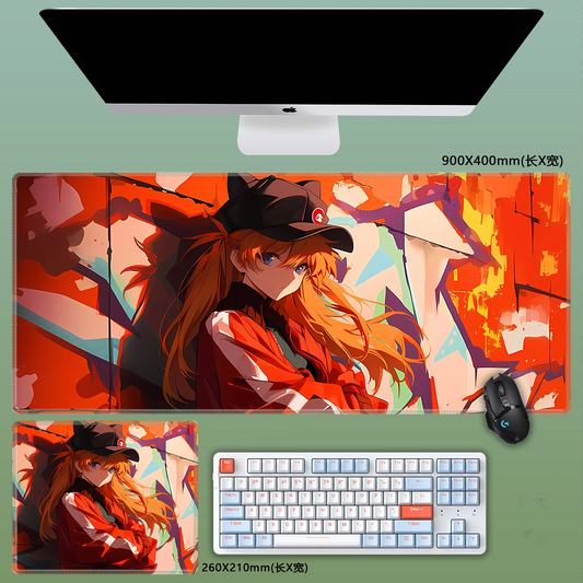 Gamelife Asuka Anime Mouse Pad-Contains 15 items