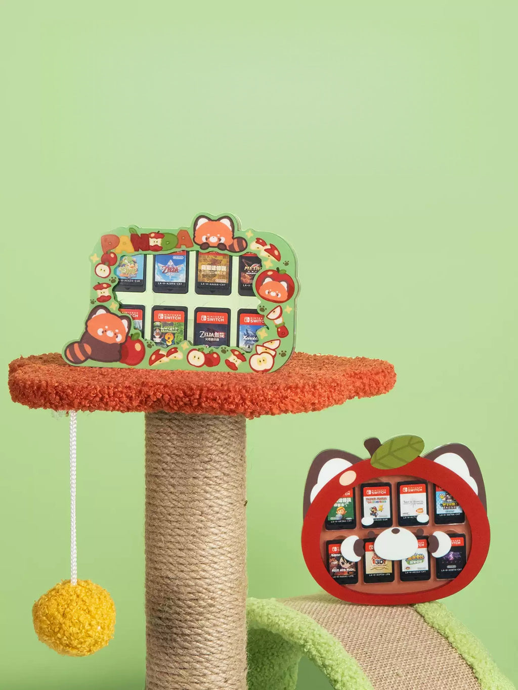 Gamelife NS cartridge storage box red panda