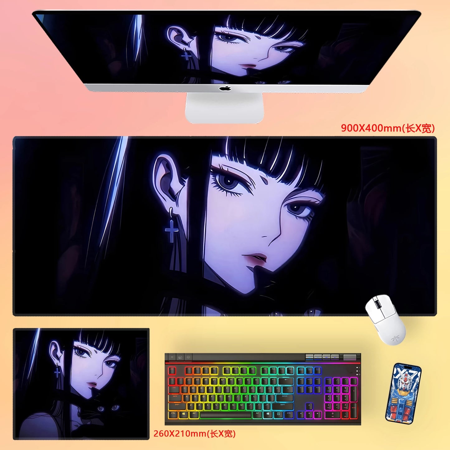 Gamelife Hinata Hyuga Anime Mouse Pad-Contains 15 items