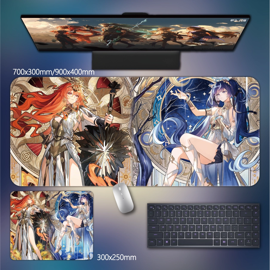 Gamelife  Genshin Girl Anime Mouse Pad-Contains 15 items
