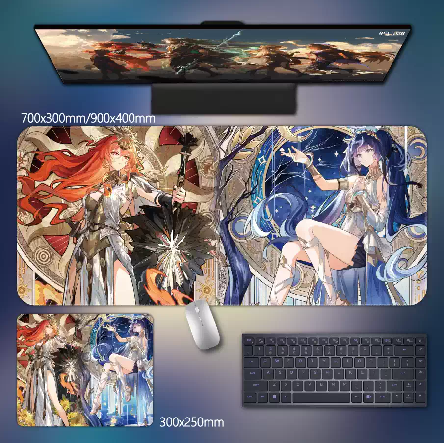 Gamelife  Genshin Girl Anime Mouse Pad-Contains 15 items