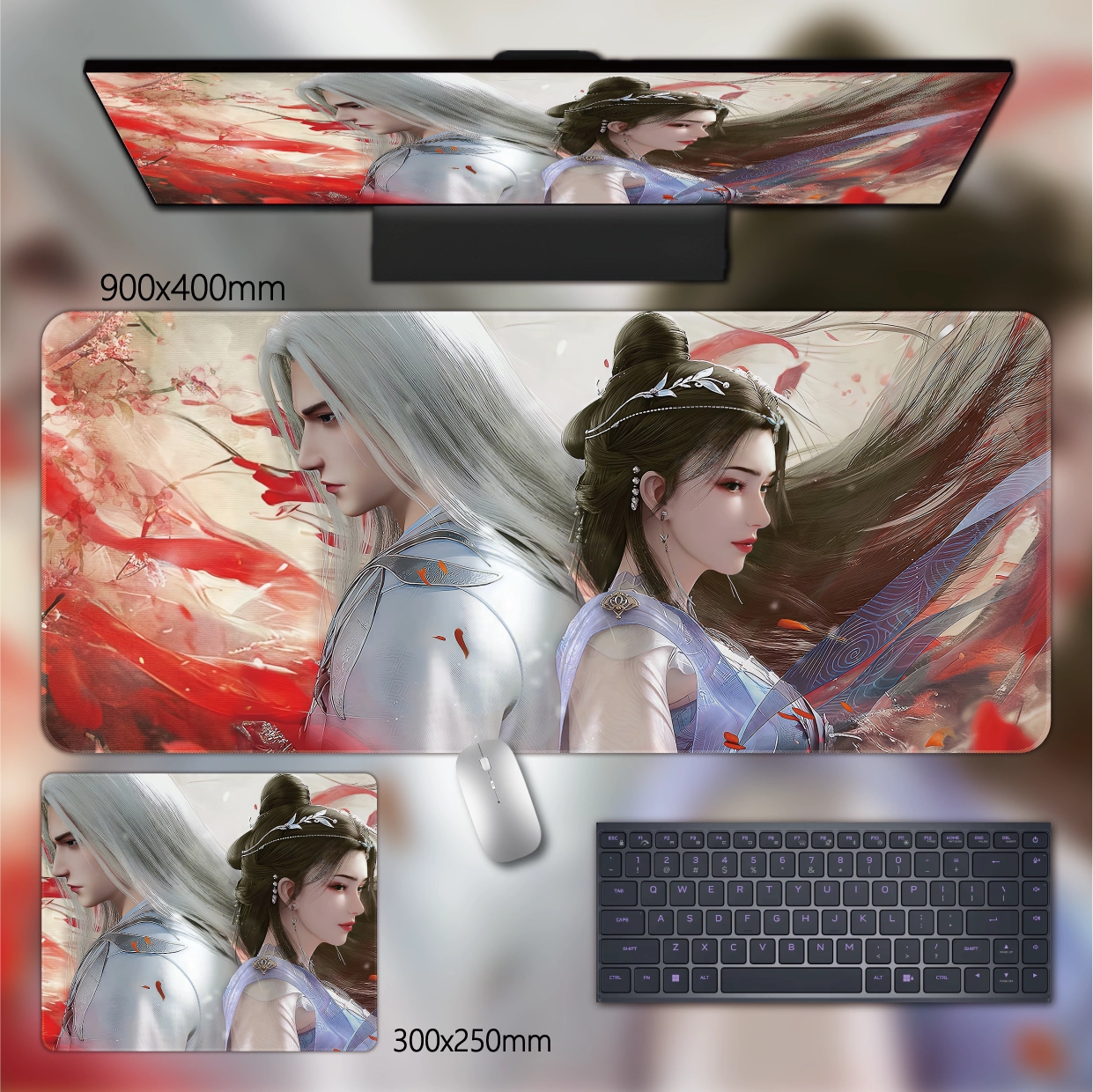 Gamelife  Beautiful immortal woman Anime Mouse Pad-Contains 15 items