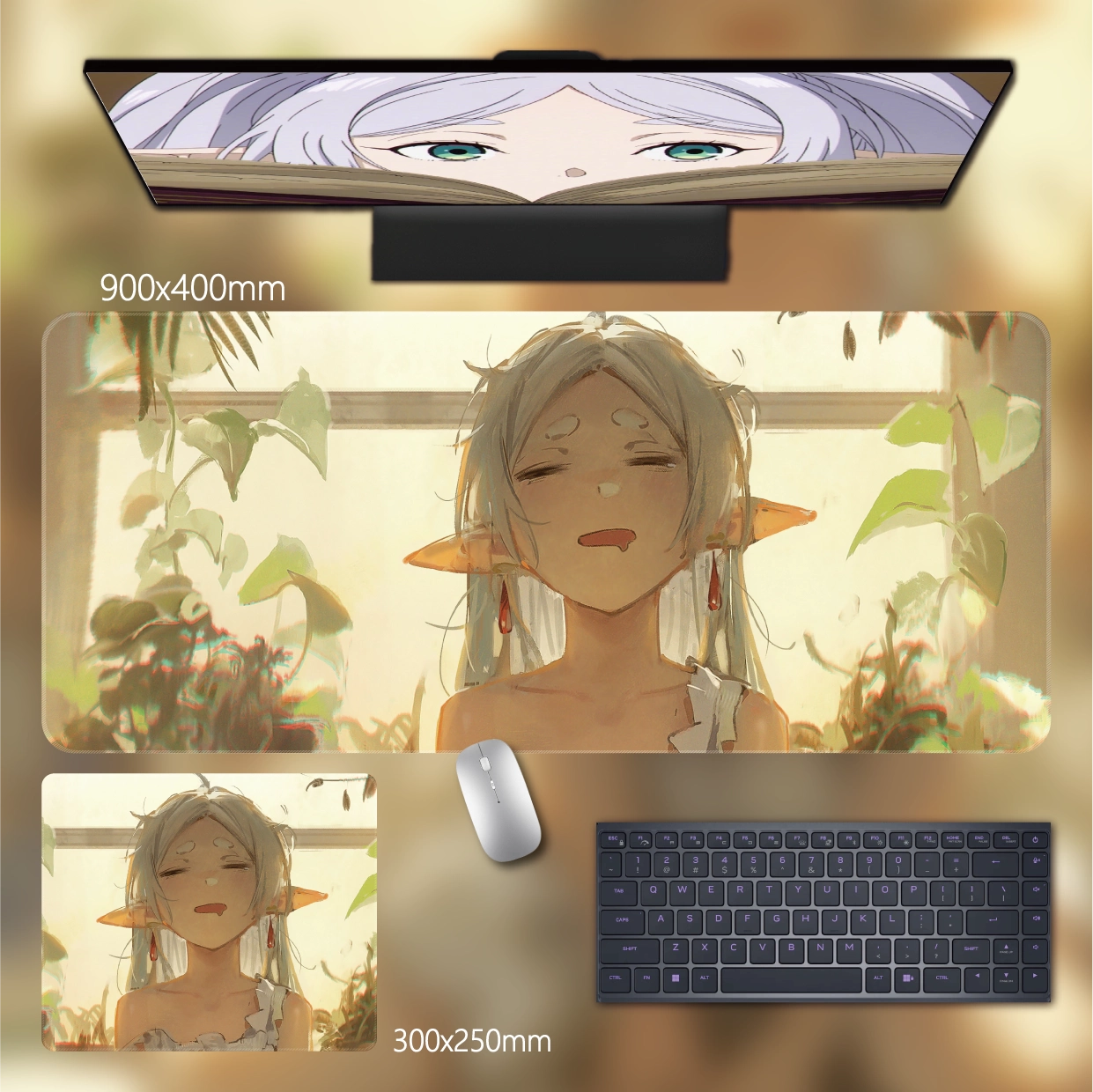 Gamelife  Frieren Anime Mouse Pad-Contains 15 items