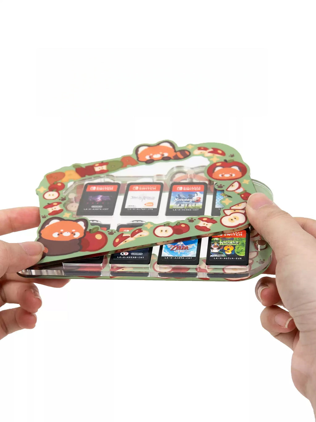 Gamelife NS cartridge storage box red panda