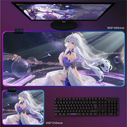 Gamelife  Genshin Impact girl Anime Mouse Pad-Contains 15 items