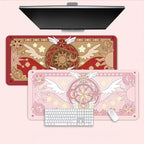 Gamelife Magical Girl Sakura Mouse Pad - Extra Large Magic Circle Pink