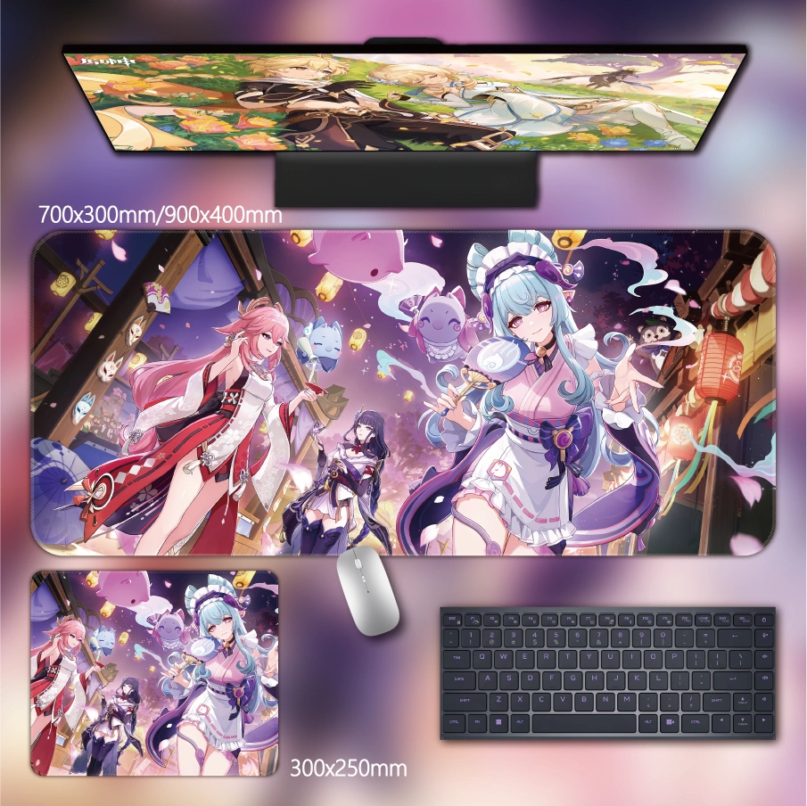 Gamelife  Genshin Impact beauties Anime Mouse Pad-Contains 15 items