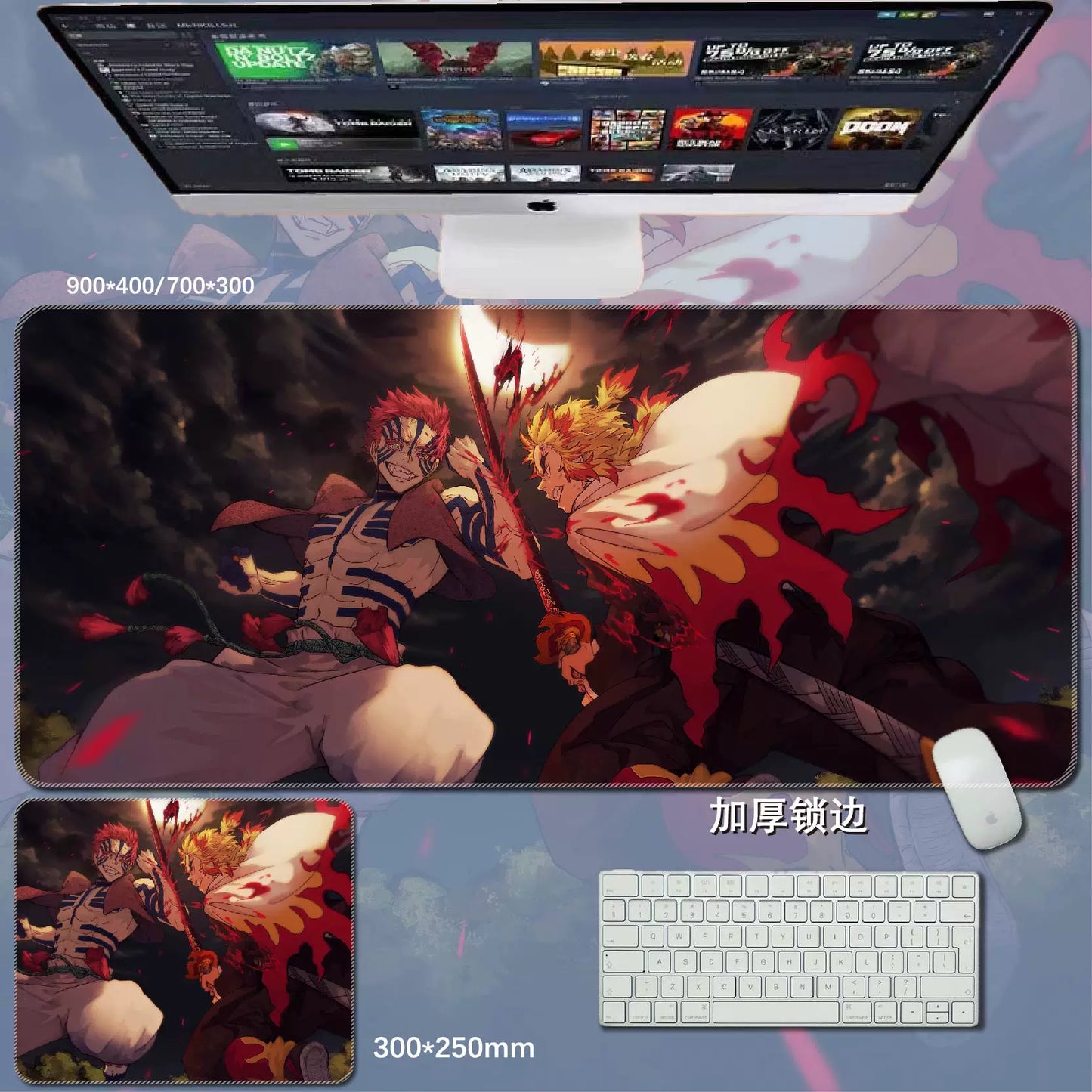 Gamelife  Demon Slayer Anime Mouse Pad-Contains 15 items