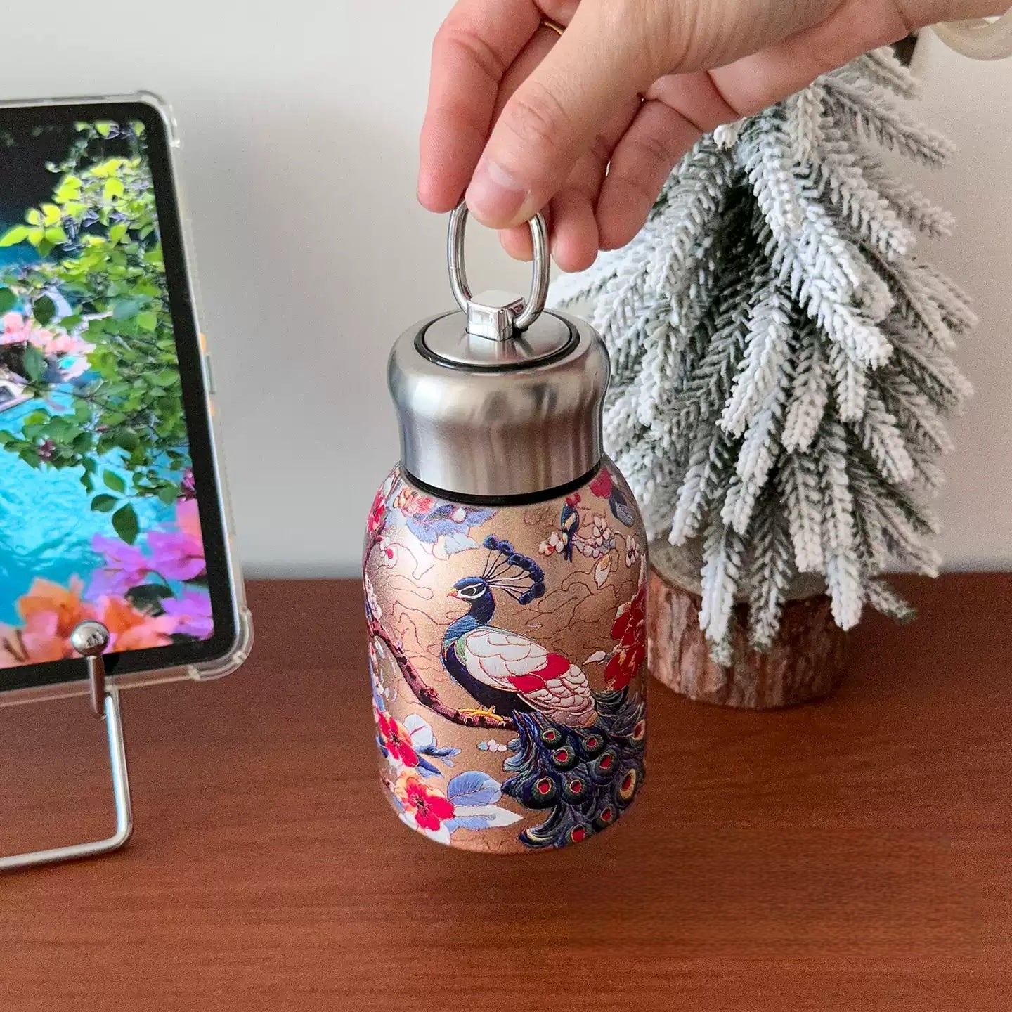 Gamelife Classic peacock + butterfly Water Bottle