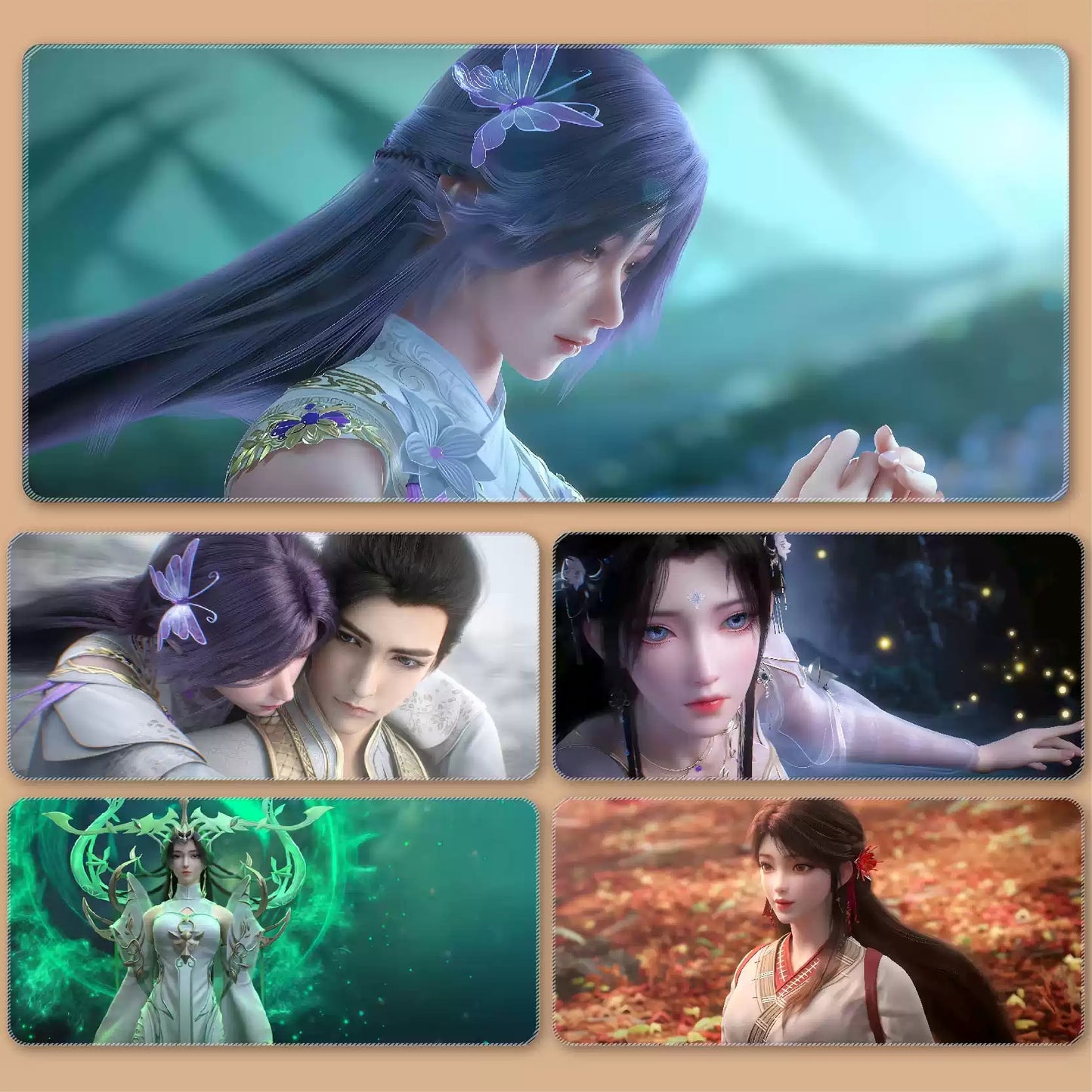 Gamelife  Perfect World Anime Mouse Pad-Contains 15 items