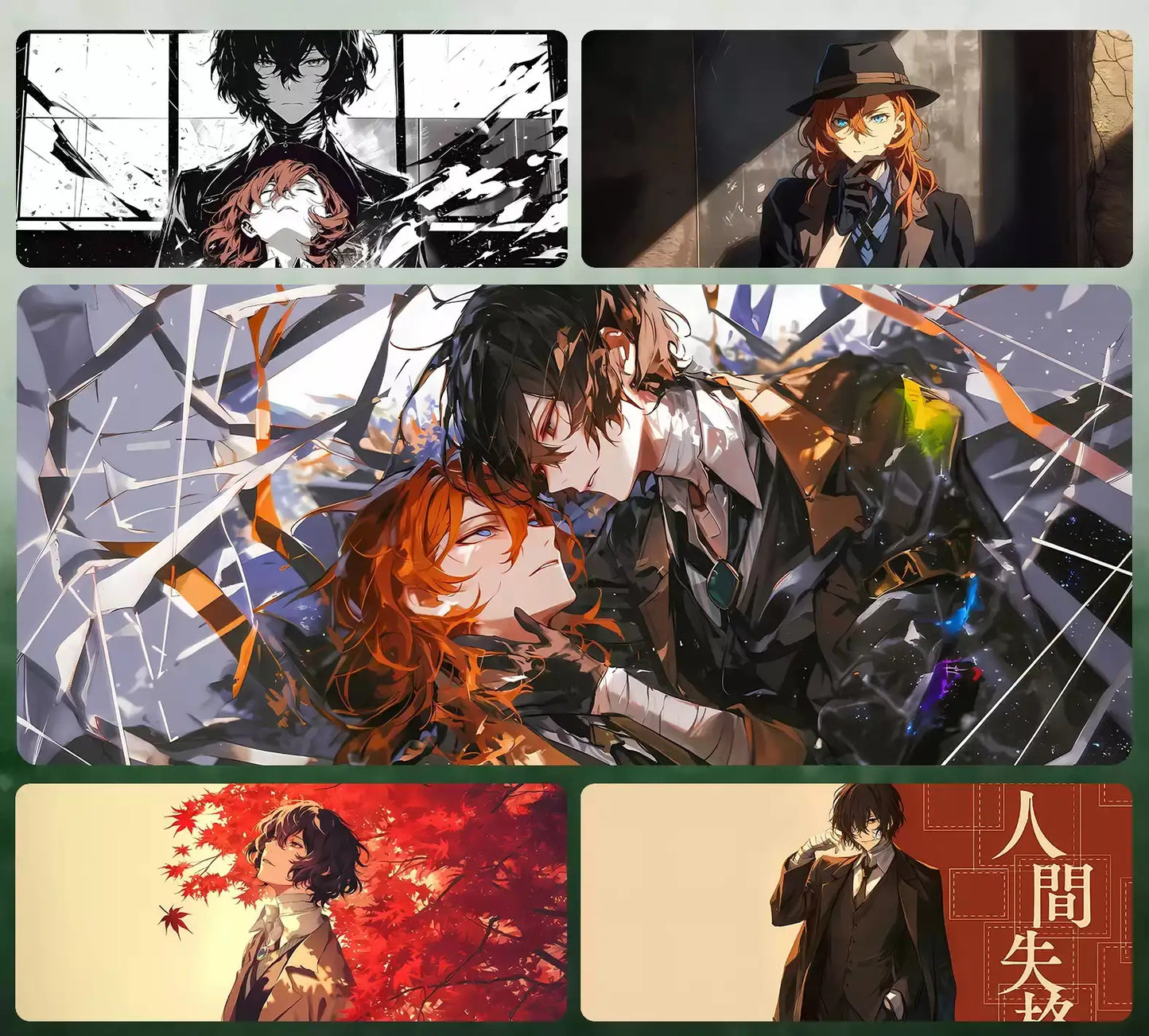 Gamelife No Longer Human Anime Mouse Pad-Contains 15 items